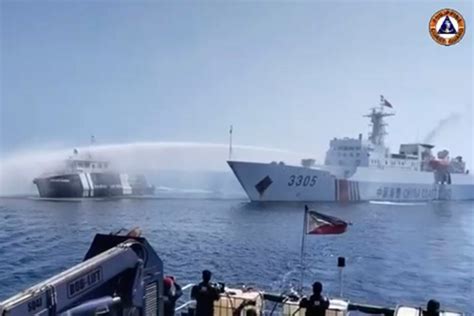 US and Philippines condemn China coast guard’s dangerous water cannon blasts against Manila’s ships